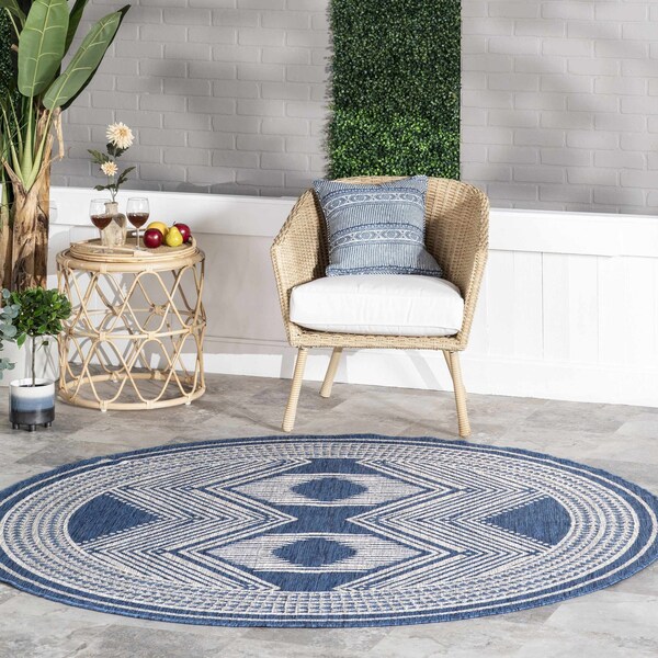 Nuloom Ranya Tribal Indoor/Outdoor Area Rug 6ft 7in GBCB01C-R67067 - main